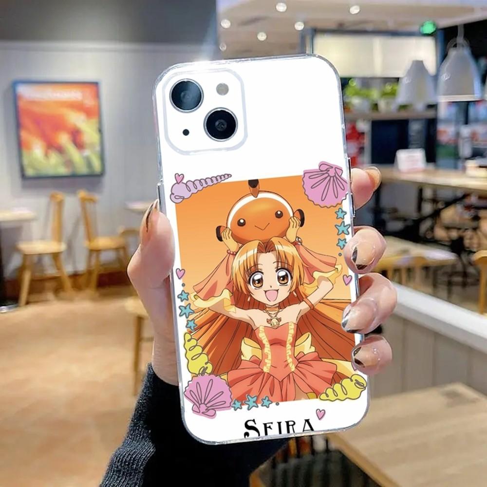 

Mermaid Melody Pichi Pitch Phone Case For iPhone 15,14,13,12,11 Plus,Pro,Max,XR,XS,X,7,8 Plus,SE,Mini Transparent Silicone Soft iPhone13mini
