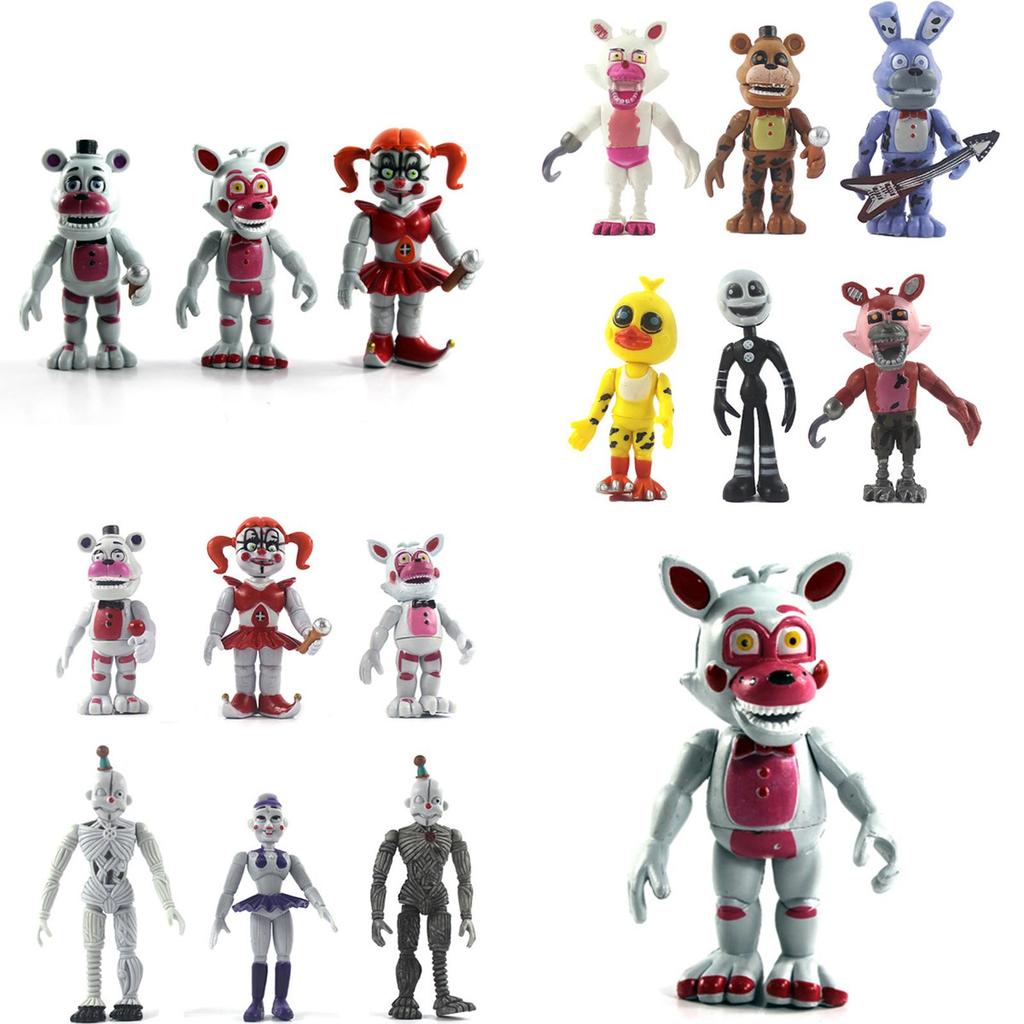 Captivating 6-piece Fnaf Five Nights At Freddy's Action Figures For Enthusiastic Fans