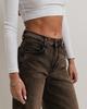 Wide Leg Jeans It's Basic 3942 40 Brown