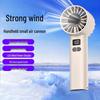 100 Gear Cooling Handheld Fan: Portable, Long Battery Life, USB-Powered, Strong Wind, Desktop JK107