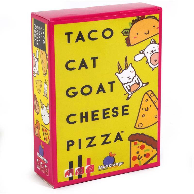 Taco Goat Cat Cheese Pizza Card Board Game Family Parties Interactive Gifts