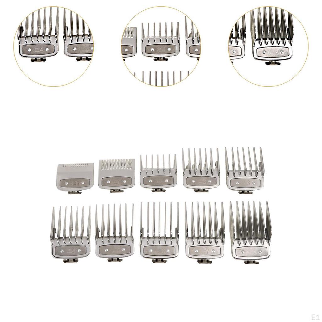 10Pcs Guide Combs Set Sliding Universal Hairdressing Tools Shaving Machine Comb Hair Clipper