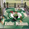 Custom Text Printed Rug Celtic FC Non Slip Floor Carpet For Home Room Decor