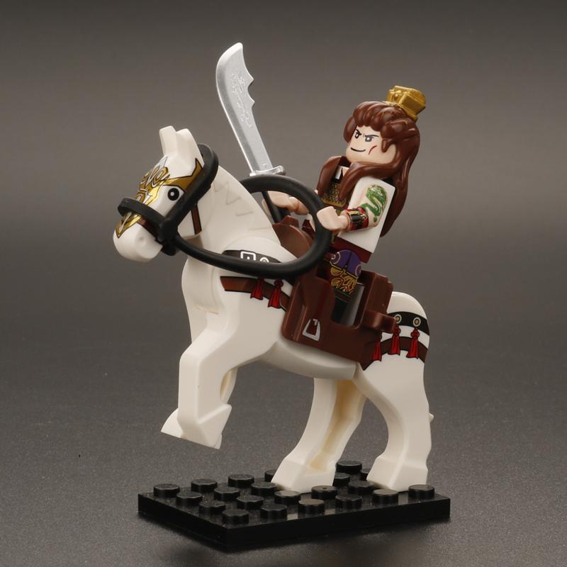 Drei Königreiche Xiaoxia Romance Soldat Zusammengebautes Spielzeug Bausteine Ma Guanyu Figur Junge Puzzle Macht Kleines Geschenk