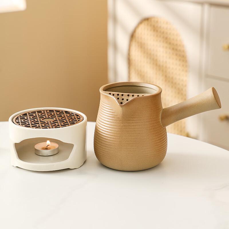 Ceramic Top-Handle Tea Boiling & Warming Pot