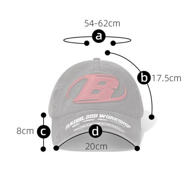 Wasc Flouse Baseball Cap Vintage Embroidered Cotton Sunshade For Casual Spring Summer Wear
