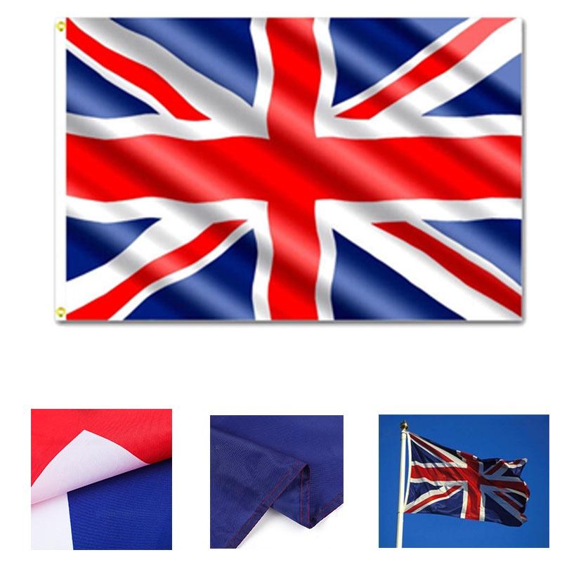 Prémiový dekorativní banner s britskou vlajkou pro slavnosti 90 cm x 150 cm