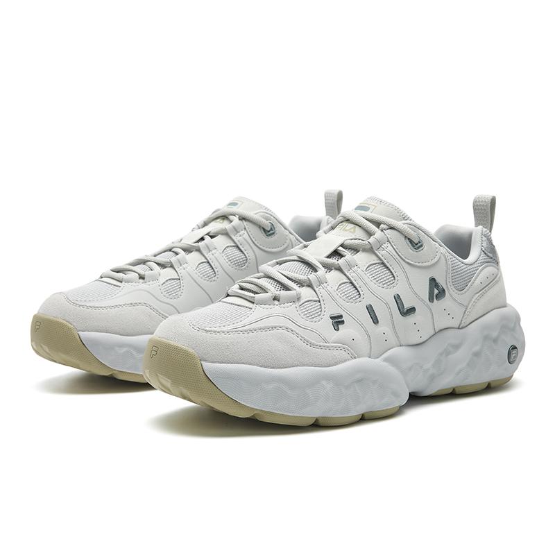 FILA MUFFIN Cushioning Abrasion Resistant Breathable Lightweight Low top Casual Shoes Men's Gray F12M541145FGA