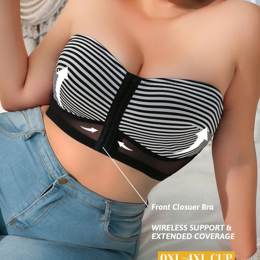 Sexy Six-breasted Tube Top for Women New Style for Hot Girls Gathered No Steel Ring Wrapped Chest Bottoming Bra for Outer Wear