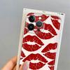 Sexy Red Lips Case for iPhone 17 Pro Max 14 Plus Air 12 Mini XR 13 Pro XS Max 15 11 7 8 16 Soft Phone Cover