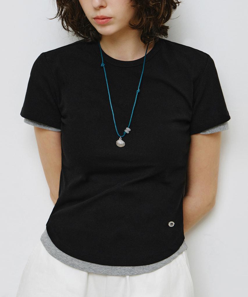 MONGDOL Essential Round Neck Short Sleeve T-Shirt Mdts073_10 Colors