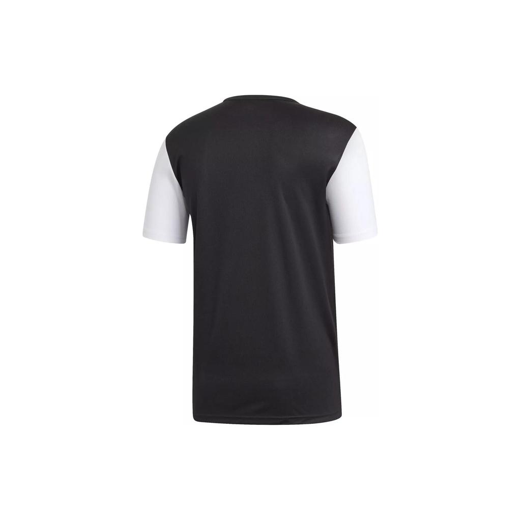 adidas Estro 19 Jsy Color Block Logo Print Sweat-Absorbing Casual Short Sleeve T-Shirt Men T-Shirts Black DP3233