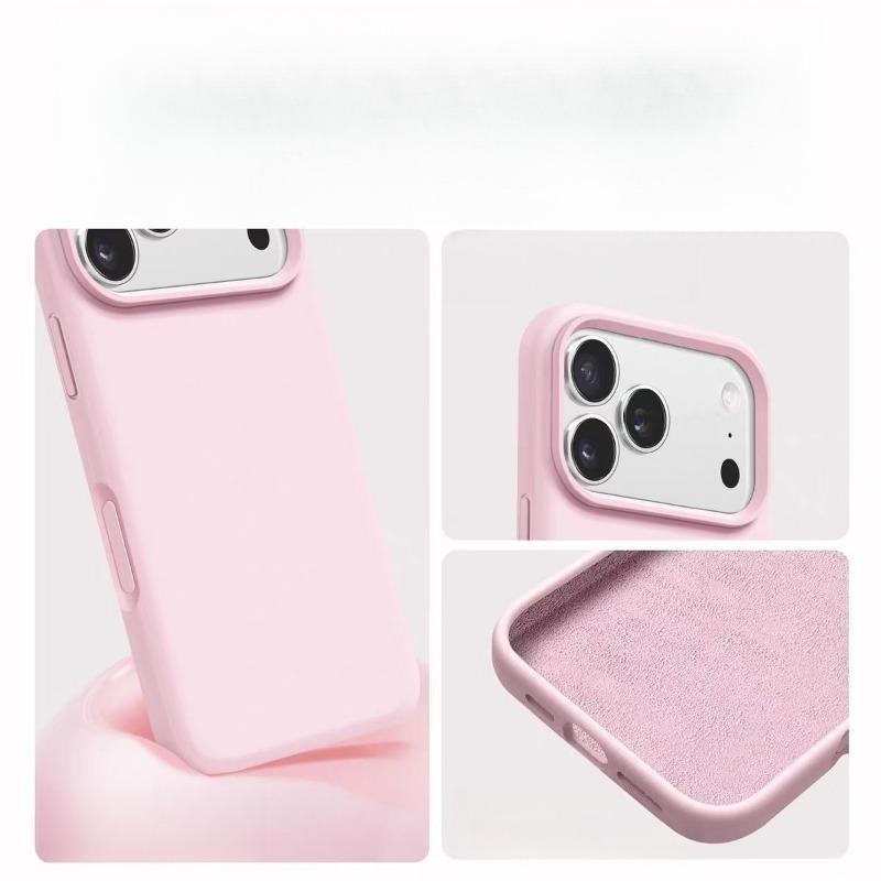 1PC for iPhone17PROMAX Mobile Phone Case Official Liquid Silicone Integrated Ai Button