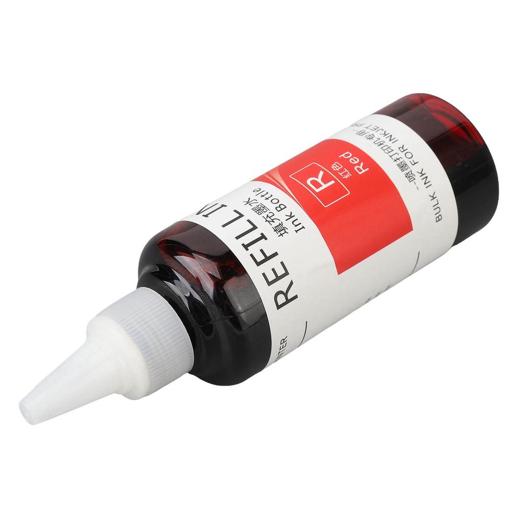 Stamp Refill Ink 100ml High Adhesion Quick Drying Colorfast Widely Used Egg Dater Ink for Business School Family