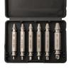 High Speed Steel 6PCS Broken Bolt Extractor Set Efficient Tools for Stripped Screw Removal Includes Storage Organizer