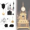 Clock Metal Sleek Accessories Adjustable Pendulums Music Function Home Office