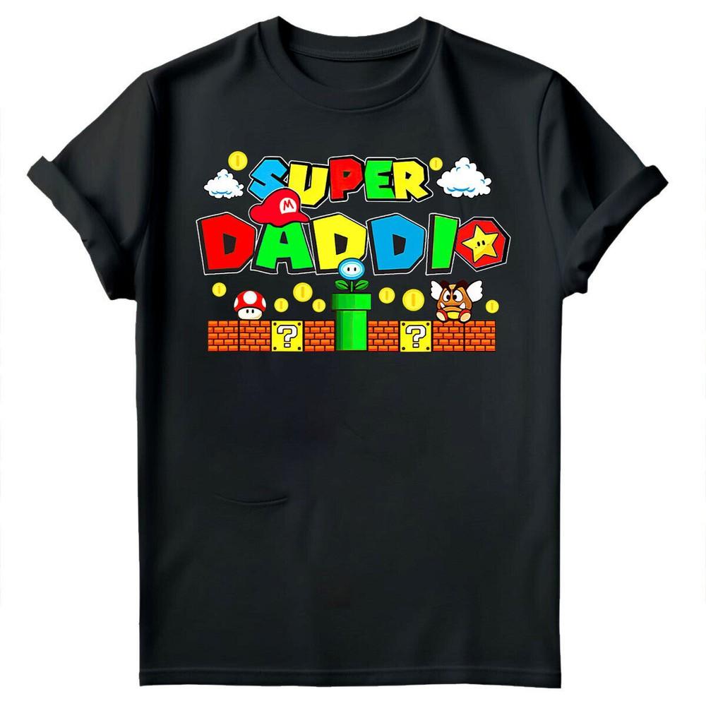Super Daddio Fathers Day Gift For Daddy Mens Gift Novelty Birthday TShirts #FD Unisex T-Shirt L