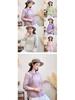 Women's Summer 2024 Chinese Retro Embroidered Cotton Linen Shirt