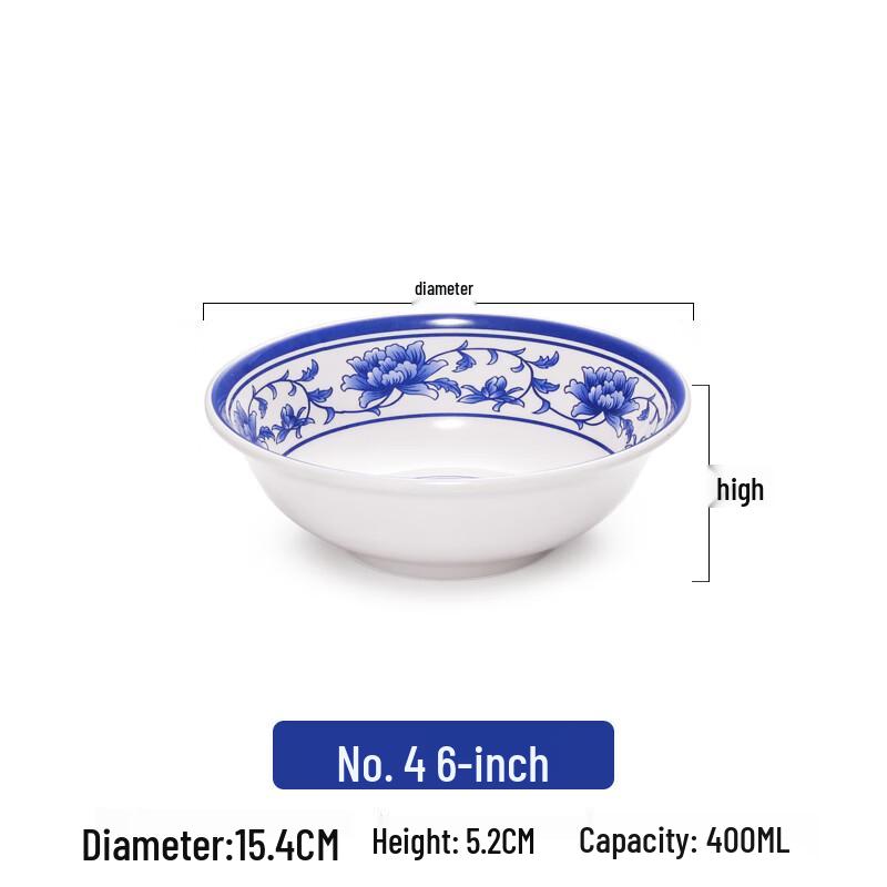 Melamine Chinese Style Douli Bowl