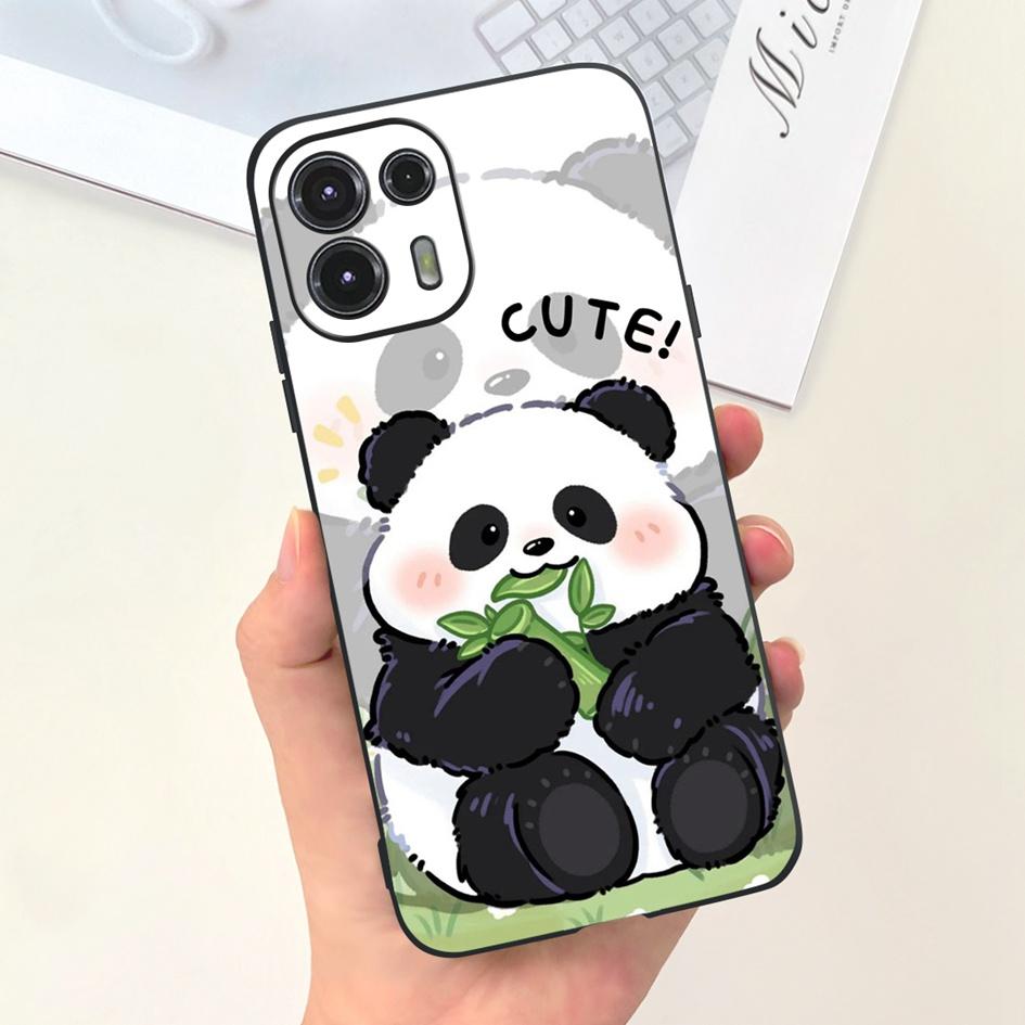 For Moto Edge 20 Lite Case  XT2139-1 Funda Fashion Painted Black Soft Silicone Protector Cover For Motorola Edge 20 Fusion Coque