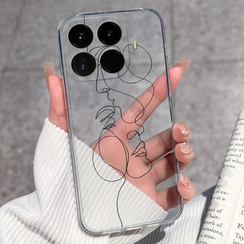For Xiaomi 17T 17 Pro 17Max 17 Ultra Phone Case For Redmi 17C Redmi17 Lovely Bow Cartoon Lightweight Transparent TPU Bumper Scratch Resistance Housing