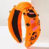 New Halloween element headband, unique female personality, diamond-encrusted rice beads, ghost pumpkin accessories decoration