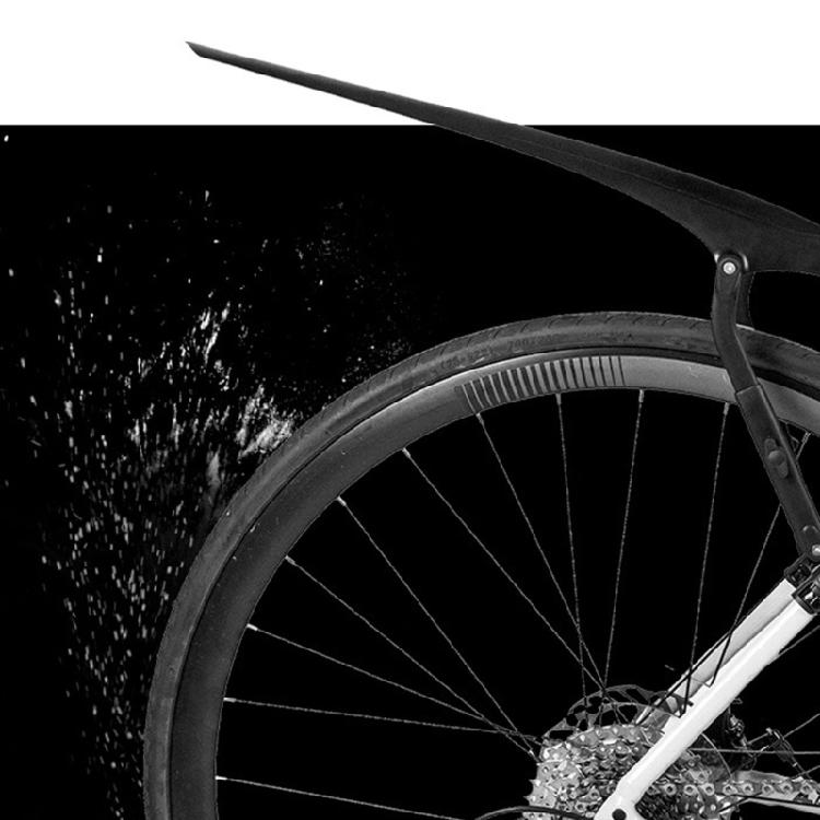 Verstellbares Rennrad Schutzblech Vorne / Hinten Schutzblech Mountainbike Schutzblech Kunststoff Fahrradschutzblech Einfach zu installieren