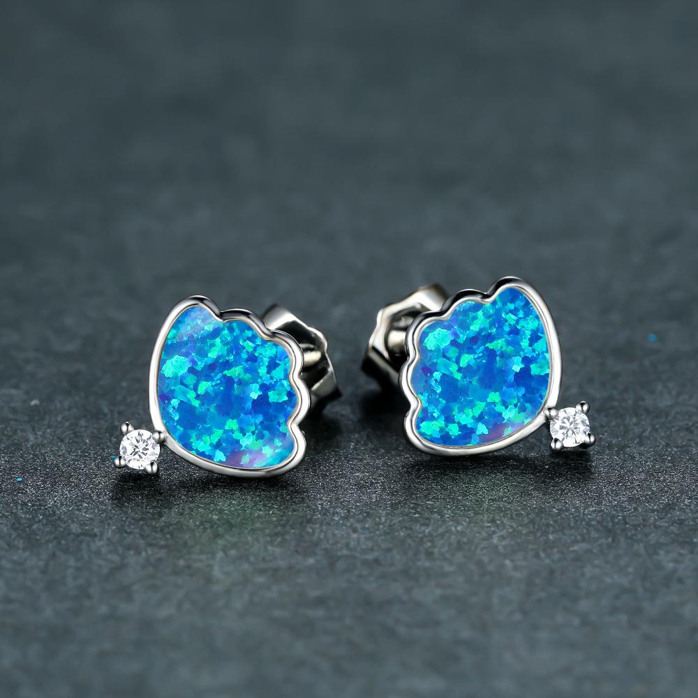 Nouvelle Mode Bord Coquillage Diamant Blanc Unique Boucle d'Oreille Femme Simple et Polyvalente Accessoire d'Oreille