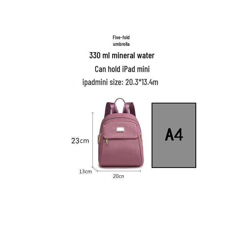 New Women's Lightweight Oxford Cloth Mini Fashion Backpack - Waterproof and Trendy