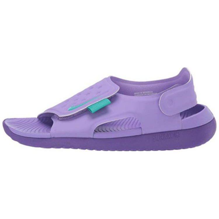 Nike Sunray Adjust 5 Breathable And Lightweight Children's Sandals Purple Kids' AJ9076-500