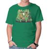 Unisex Crew Neck T-Shirt Gecko Love Ice Cream Graphic Short Sleeve Casual Tee