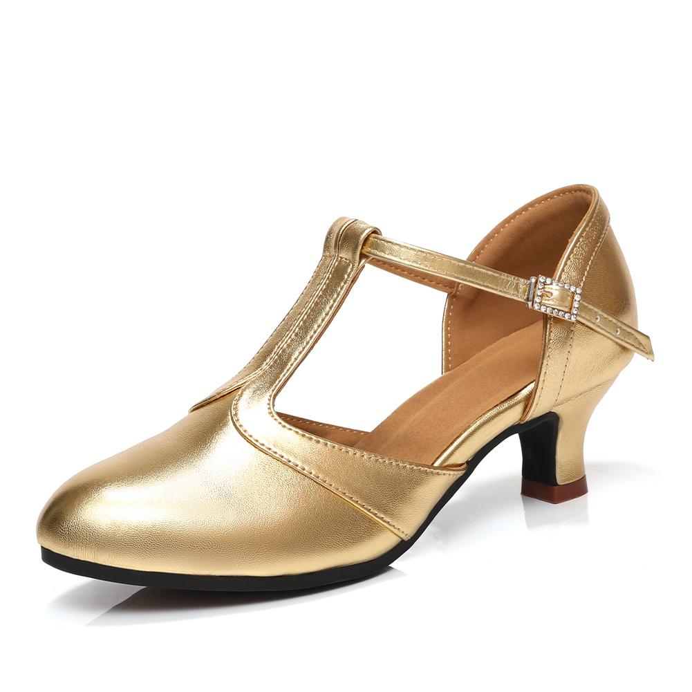 Leather Latin Dance Shoes Women's Adult Soft Sole Tango Standard Dance Shoe Modern Shoes