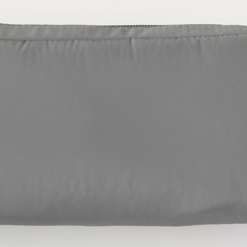 MUJI Polyester Gadget Approximately 20cm Wide x 9cm High x 6cm 44303795 Pouch, Deep, Gray,
