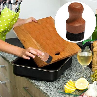 Cutting Board Oil Wax Applicator Bamboo Wood Applicator for Food Grade Mineral Oil Boards Wooden Butcher Blocks
