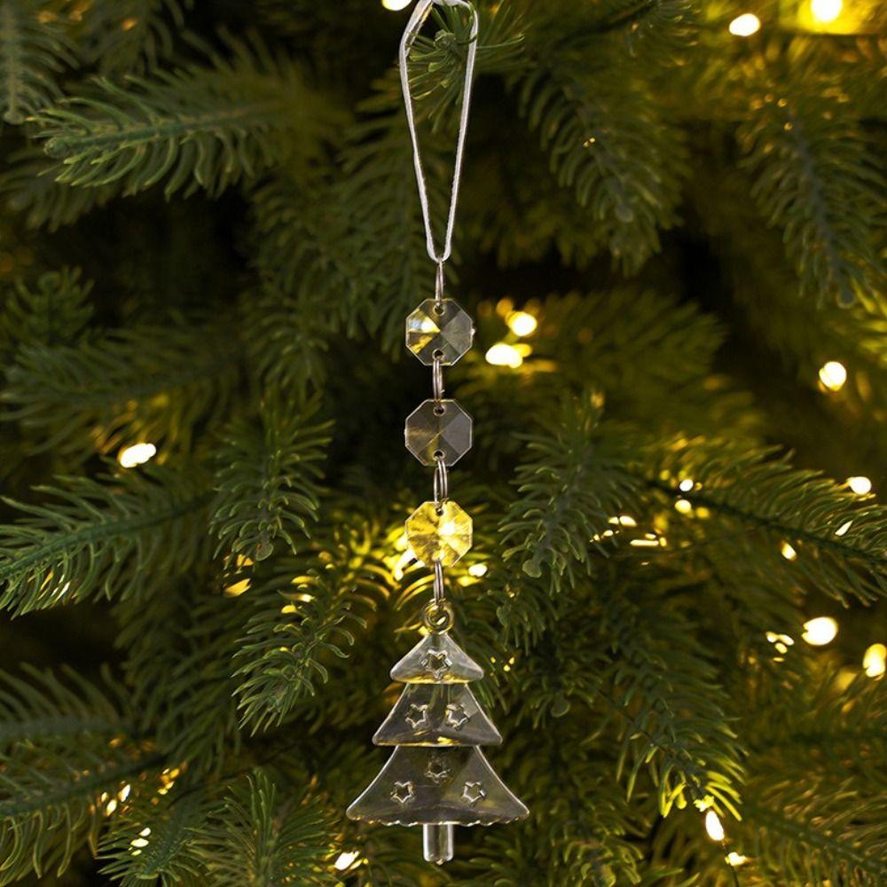 Crystal Ice Drop Snowflake Pendant Decorations Tree Hanging Decorations Party Supplies