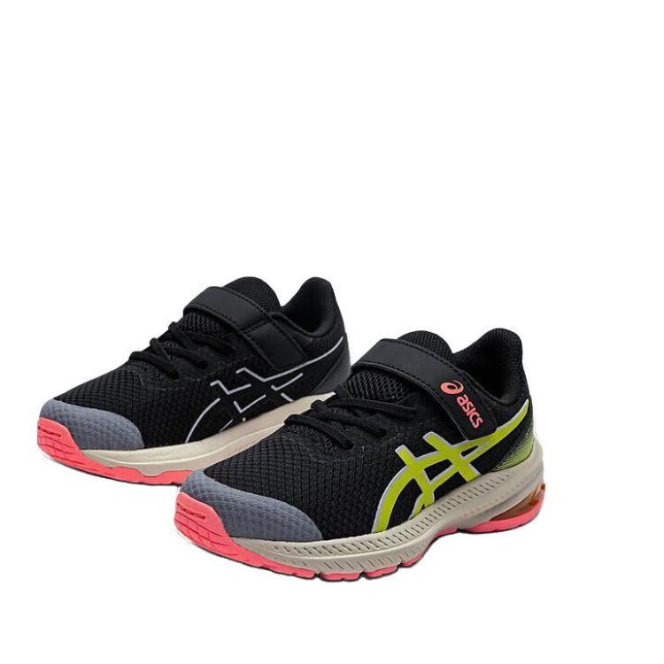Asics GT-1000 11 Lightweight Stability Running Shoes Kids Sneakers Black Yellow 1014A361-002