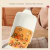 Rectangular Nonstick Frying Pan with Wood Grain Handle for Stove Top Cooking and Easy Food Release