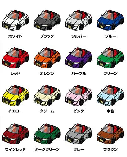 MKJP Custom Keychain Honda S660 MUGEN RA JW5 Base: White Car Color: Black