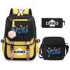 Trend Campus Primary And Secondary School Student School Bag Blue Prison Blue Lock Peripheral Animation Backpack Pencil Bag