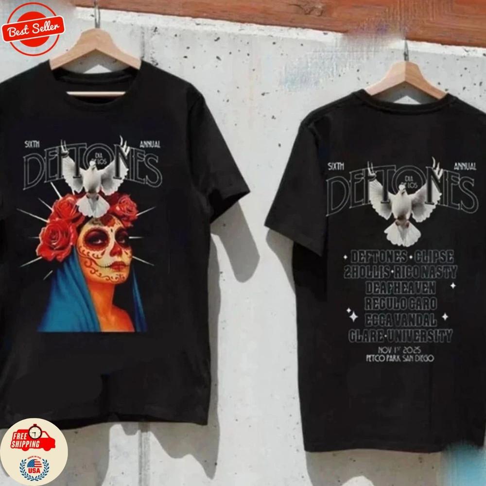 Sixth Annual Dia De Los Deftones Petco Park San Diego November 1st 2025 T Shirt Unisex T-Shirt XXXXL