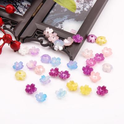 1000 Stück Acryl Imitation Muschel Blume Anhänger Charms Perlen Für Schmuckherstellung Antike Accessoires