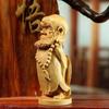 wood carving  Bodhidharma Patriarch sculptures and figurines Shak buddha characters little buddha Home Room Office the buddha