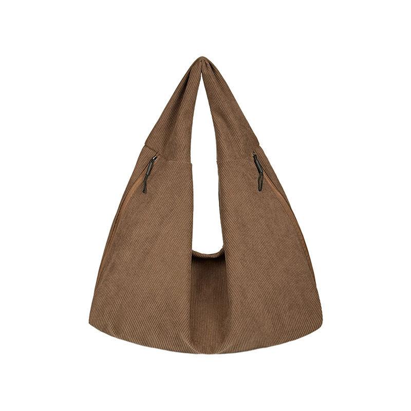 Casual corduroy women Shoulder bags Large capacity shopping bags for female big Totes Simple lady handbag Axillary bags bolsa