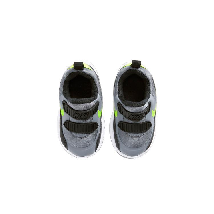 Nike Air Max Tiny 90 Cushioning Low top Running Shoes Black Silver Infant And Toddler 881924-019