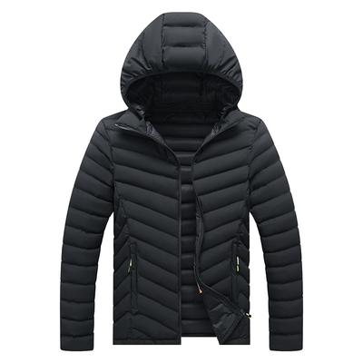 Padded Clothes Men's Large Size Detachable Hat Cotton Clothes Autumn and Winter New Hooded Cotton-padded Clothes Jacket Men's Clothing