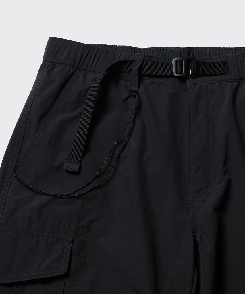 MUSINSA STANDARD [City Leisure] Np Wide Belted Cargo Pants [Black]