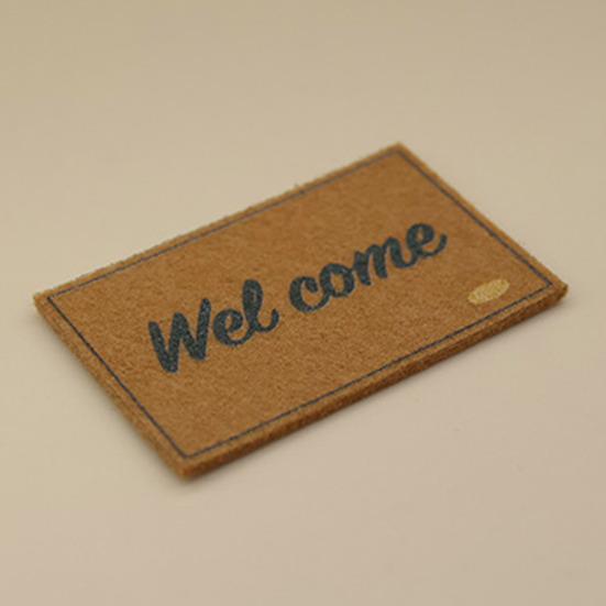 5Pcs Miniature Rugs Realistic 1/12 Scale Tiny Welcome Mat Miniature Floor Mats for Doll Mansion Entrance Porch