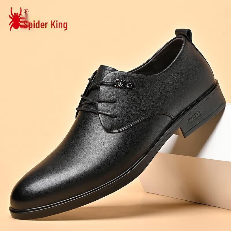 Spider King Men s British Style Lace-up Dress Shoes 41