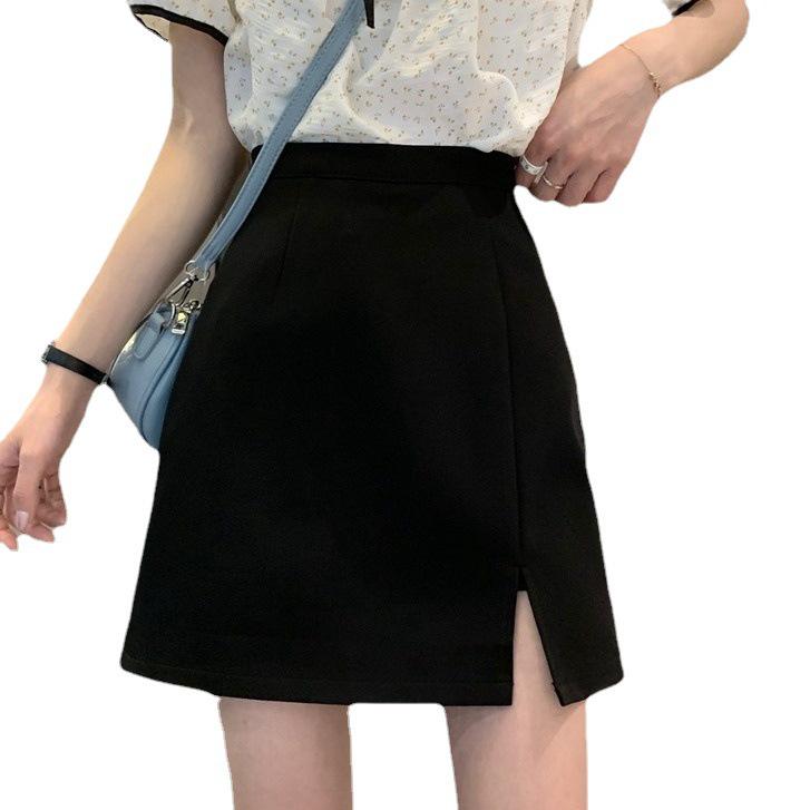 High Waist A-Line Slit Miniskirt Summer Dress - XS to Plus Sizes