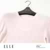 ELLE Women's Slim Fit Merino Wool Blend Knit Sweater